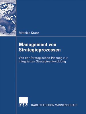 cover image of Management von Strategieprozessen